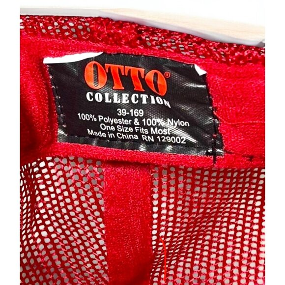 Golf Boys Green Club Trucker Hat Red & White Mesh foam Snapback Otto OSFM - Picture 6 of 6